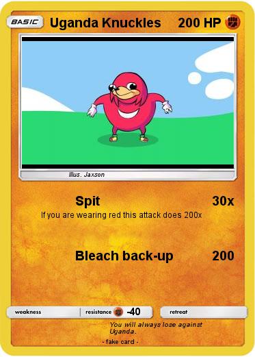 Pokemon Uganda Knuckles