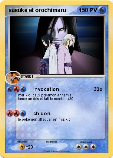 Pokemon sasuke et orochimaru