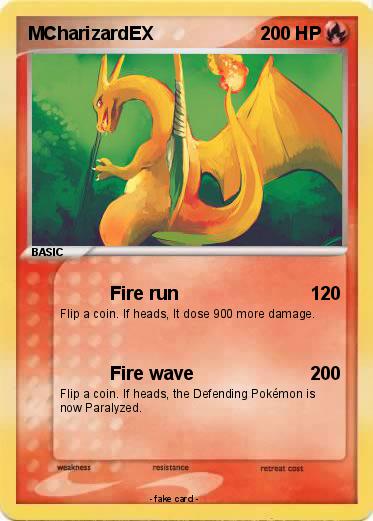 Pokemon MCharizardEX