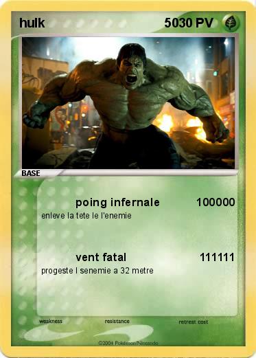Pokemon hulk                                  50                