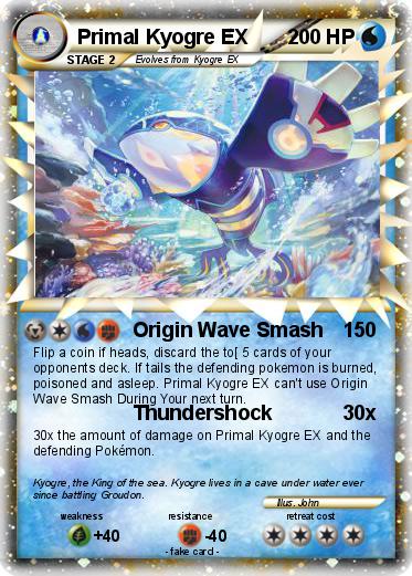 Pokemon Primal Kyogre EX