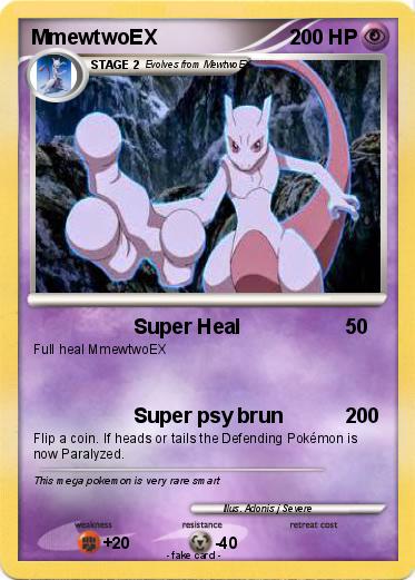 Pokemon MmewtwoEX