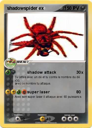 Pokemon shadowspider ex