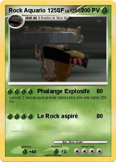 Pokemon Rock Aquario 125SF