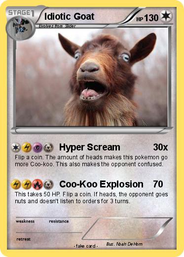 Pokemon Idiotic Goat
