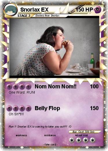 Pokemon Snorlax EX