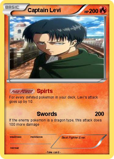 Pokemon Captain Levi