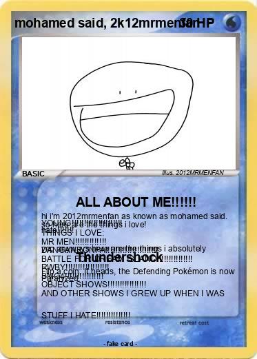 Pokemon mohamed said, 2k12mrmenfan