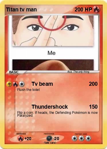 Pokemon Titan tv man