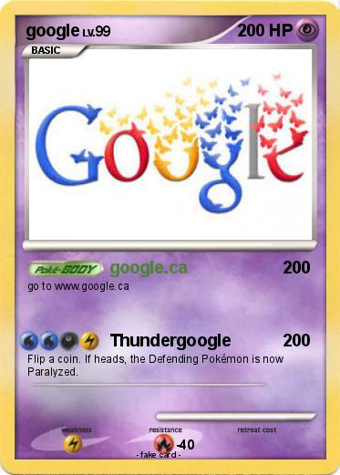 Pokemon google