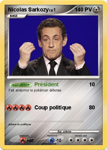 Pokemon Nicolas Sarkozy