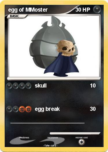 Pokemon egg of MMoster