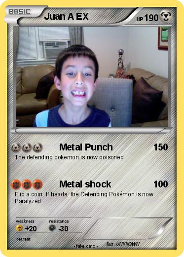 Pokemon Juan A EX