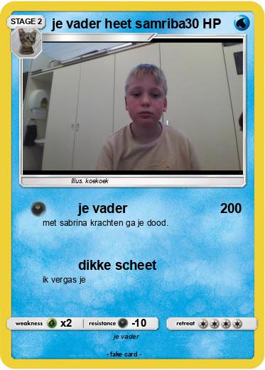 Pokemon je vader heet samriba