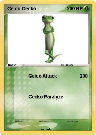 Pokemon Geico Gecko
