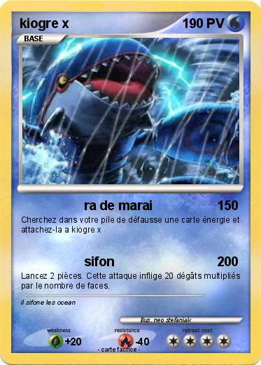 Pokemon kiogre x