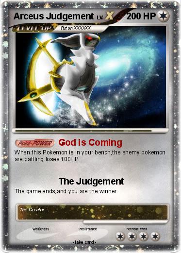 Pokemon Arceus Judgement
