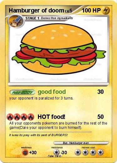 Pokemon Hamburger of doom