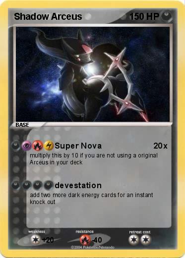 Pokemon Shadow Arceus