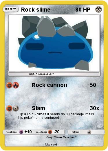 Pokemon Rock slime