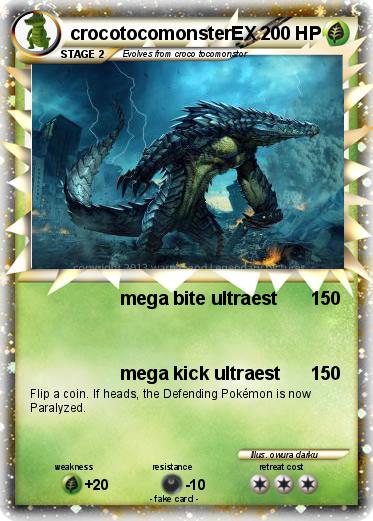 Pokemon crocotocomonsterEX
