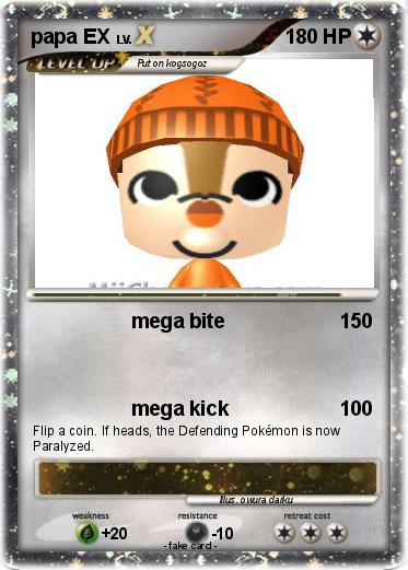 Pokemon papa EX