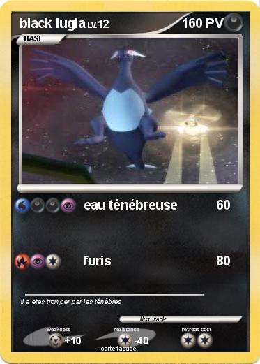 Pokemon black lugia