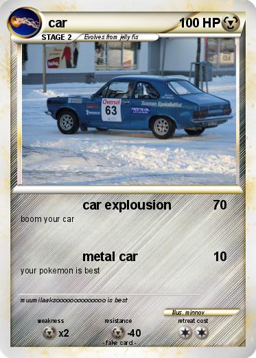 Pokemon car
