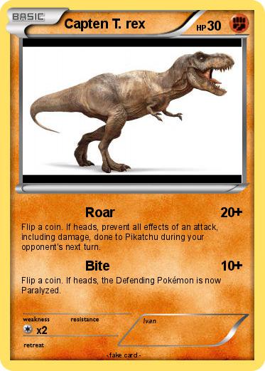 Pokemon Capten T. rex