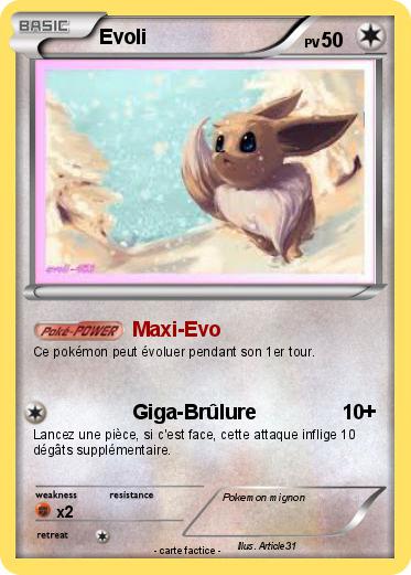 Pokemon Evoli