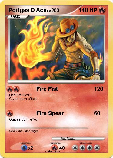 Pokemon Portgas D Ace