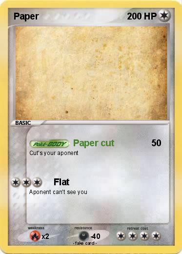 Pokemon Paper