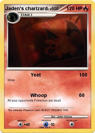 Pokemon Jaden's charizard