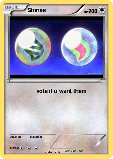 Pokemon Stones