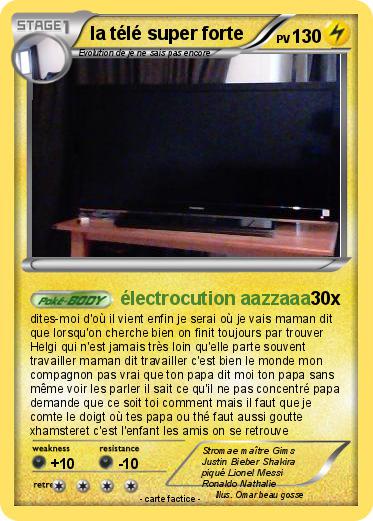Pokemon la télé super forte