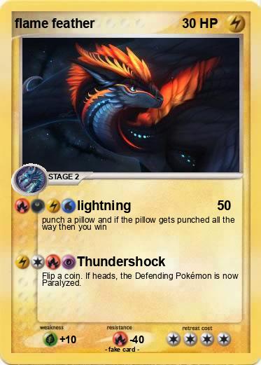 Pokemon flame feather