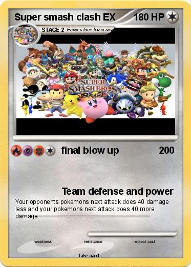 Pokemon Super smash clash EX