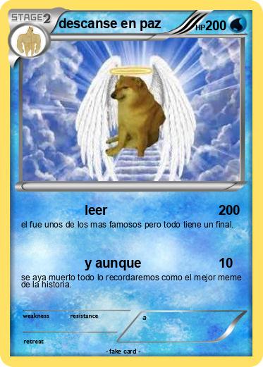 Pokemon descanse en paz