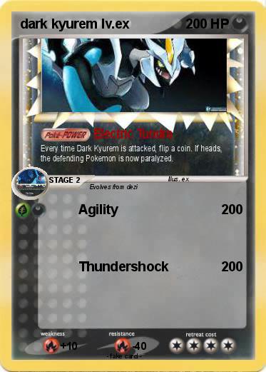 Pokemon dark kyurem lv.ex