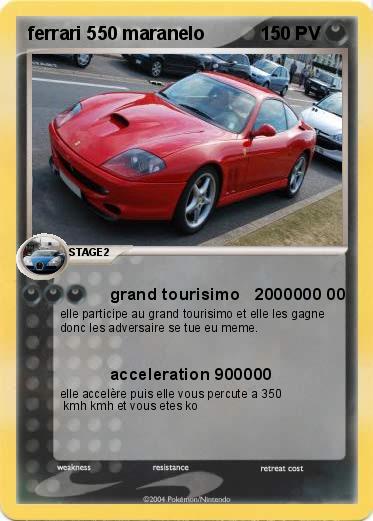 Pokemon ferrari 550 maranelo
