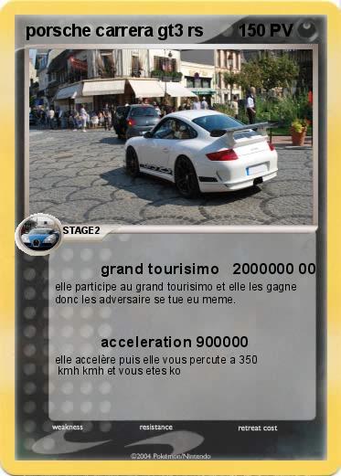 Pokemon porsche carrera gt3 rs