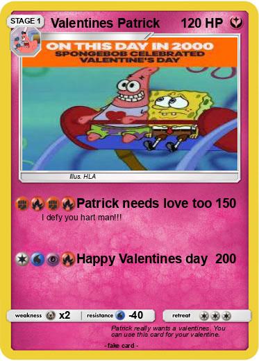 Pokemon Valentines Patrick