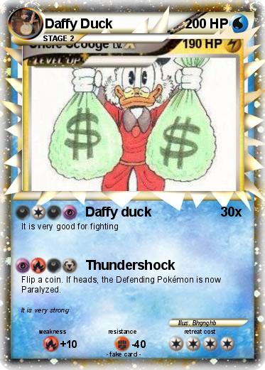 Pokemon Daffy Duck