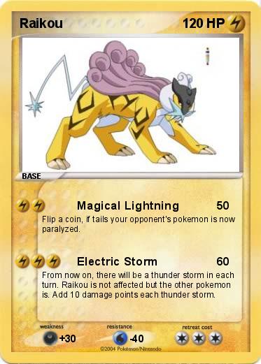 Pokemon Raikou