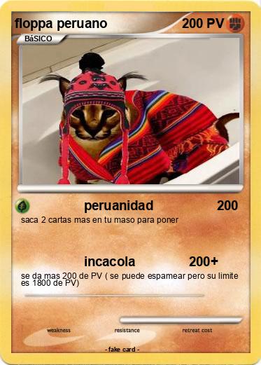 Pokemon floppa peruano