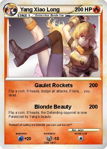 Pokemon Yang Xiao Long