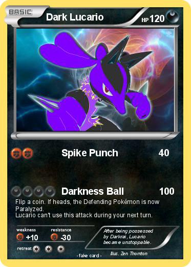 Pokemon Dark Lucario