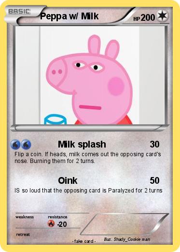Pokemon Peppa w/ Milk