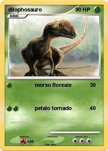 Pokemon dilophosauro