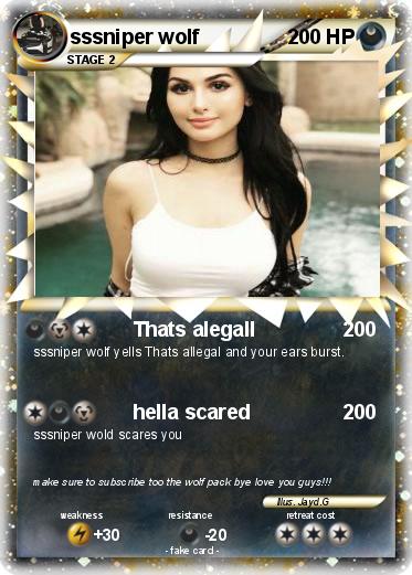 Pokemon sssniper wolf